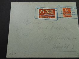 10.MAI1925: FLUGPOST BASEL-ZÜRICH; EINWEIHUNG DES SOLDATENDE