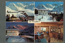 AK color Davos GR Sertig- Dörfli,Rest. Bergführer ≈1970
