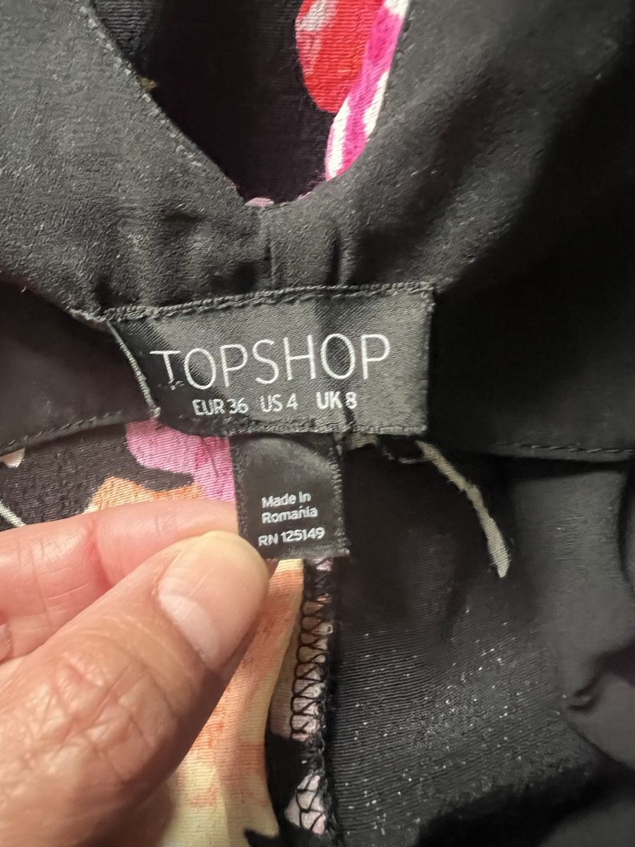 Topshop Tute: Topshop Jumpsuit Blumenmuster Gr. 36 – Usato da Hünenberg See venduto da mississauga 9