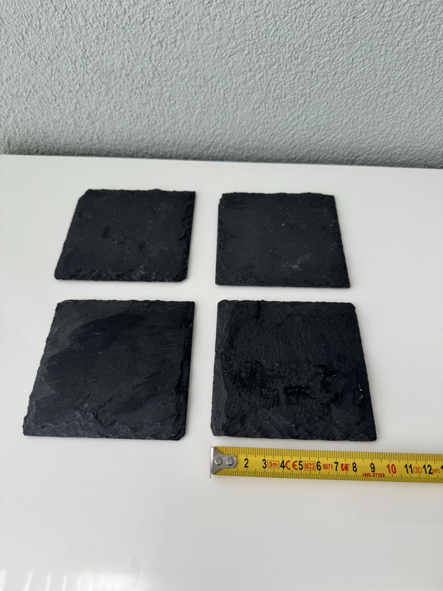 Tutte le decorazioni: 4x Deko Schieferplatten - 10x10cm – Usato da Frutigen venduto da _.Anja.B._ 2