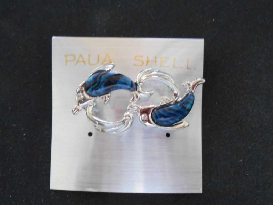 Broschen & Nadeln: Paua Muschel Brosche – Neu und originalverpackt aus Hünibach von vielesachen