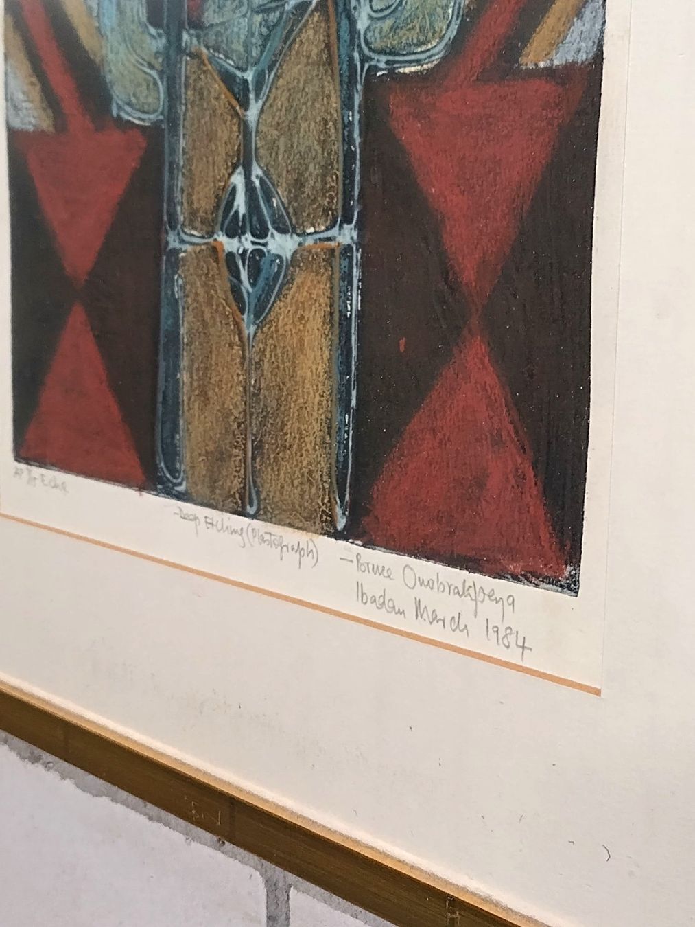 Grafiken & Lithographien: Bruce Obomeyoma Onobrakpeya – Neu (gemäss Beschreibung) aus Zürich von Zuerichparis08 5