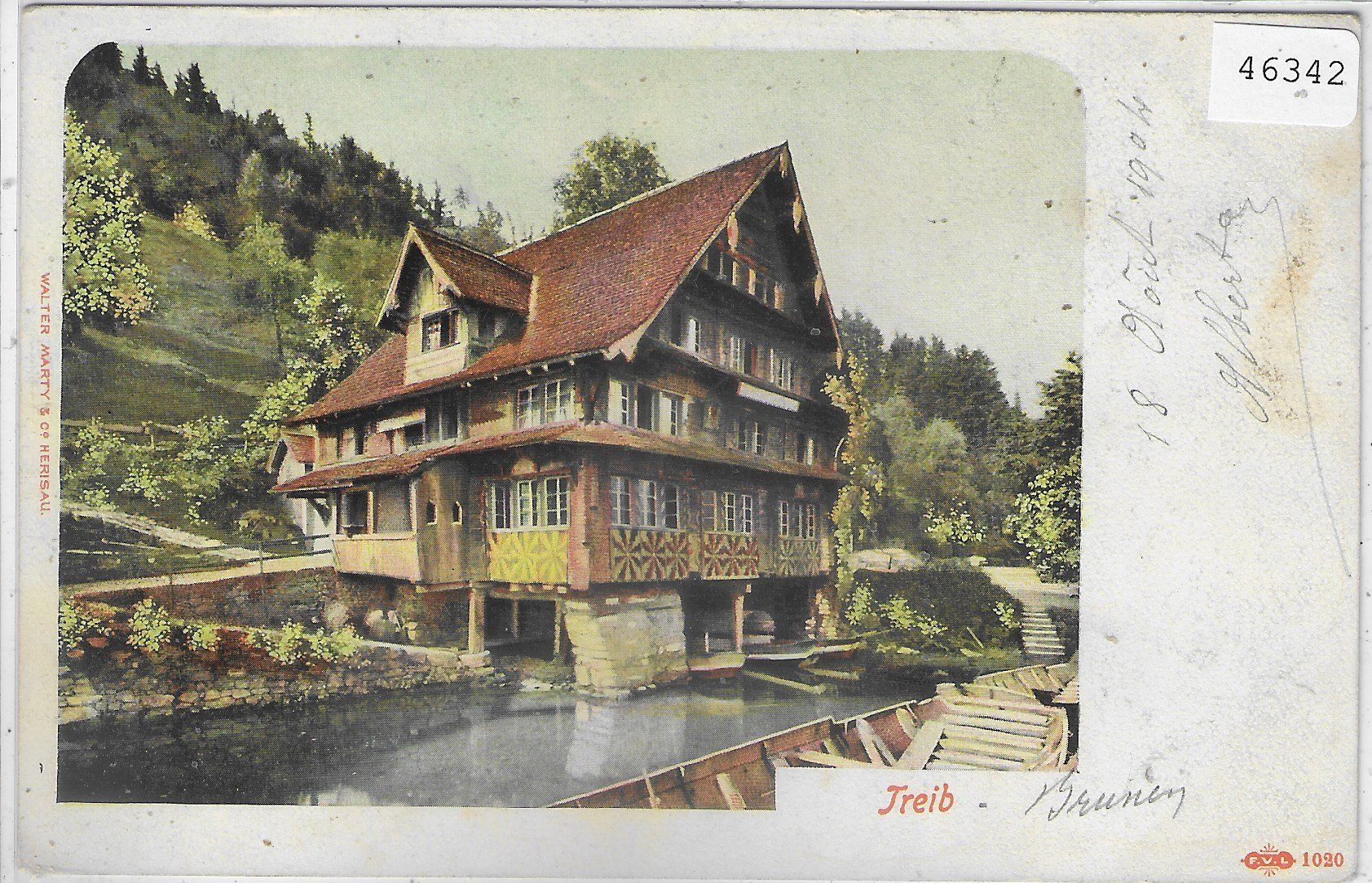 Cartes postales: Treib – Défectueux à Ettingen par Kartenplanet
