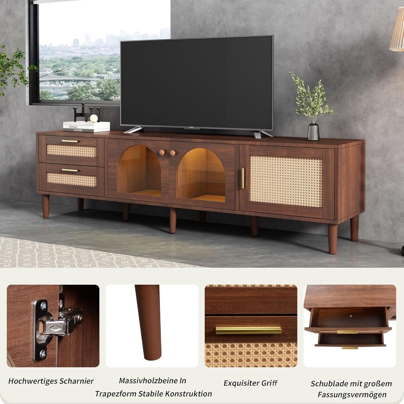 Mobili TV: Lowboard, Fernsehschrank – Nuovo (secondo la descrizione) da Sins venduto da Taschending 2