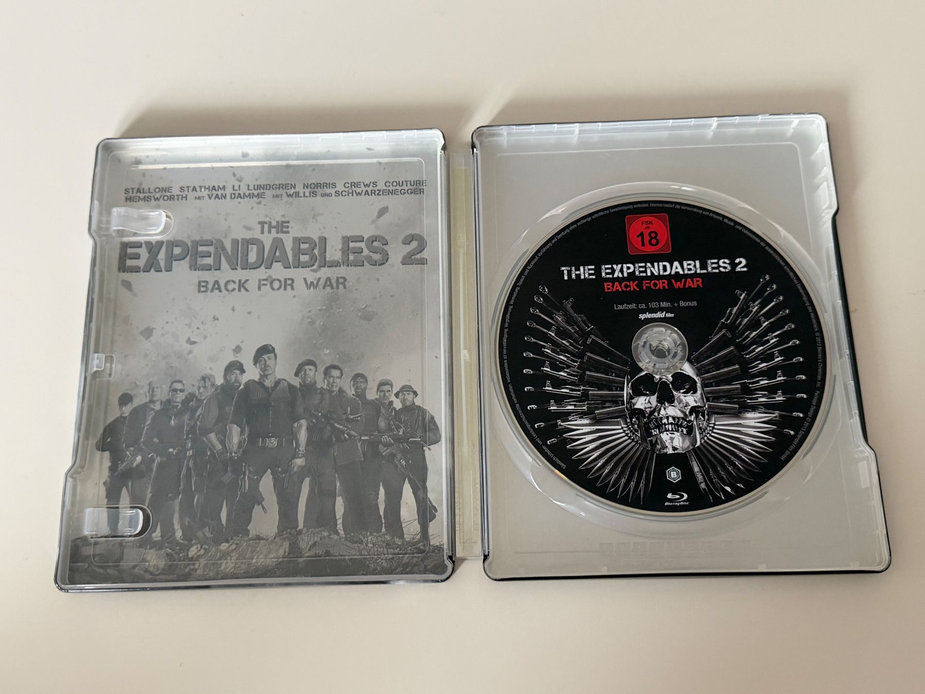 Tutti i DVDs: The Expendables 2-Back for War-Blu-Ray Steelbook – Nuovo (secondo la descrizione) da Altstätten SG venduto da sheamus 2