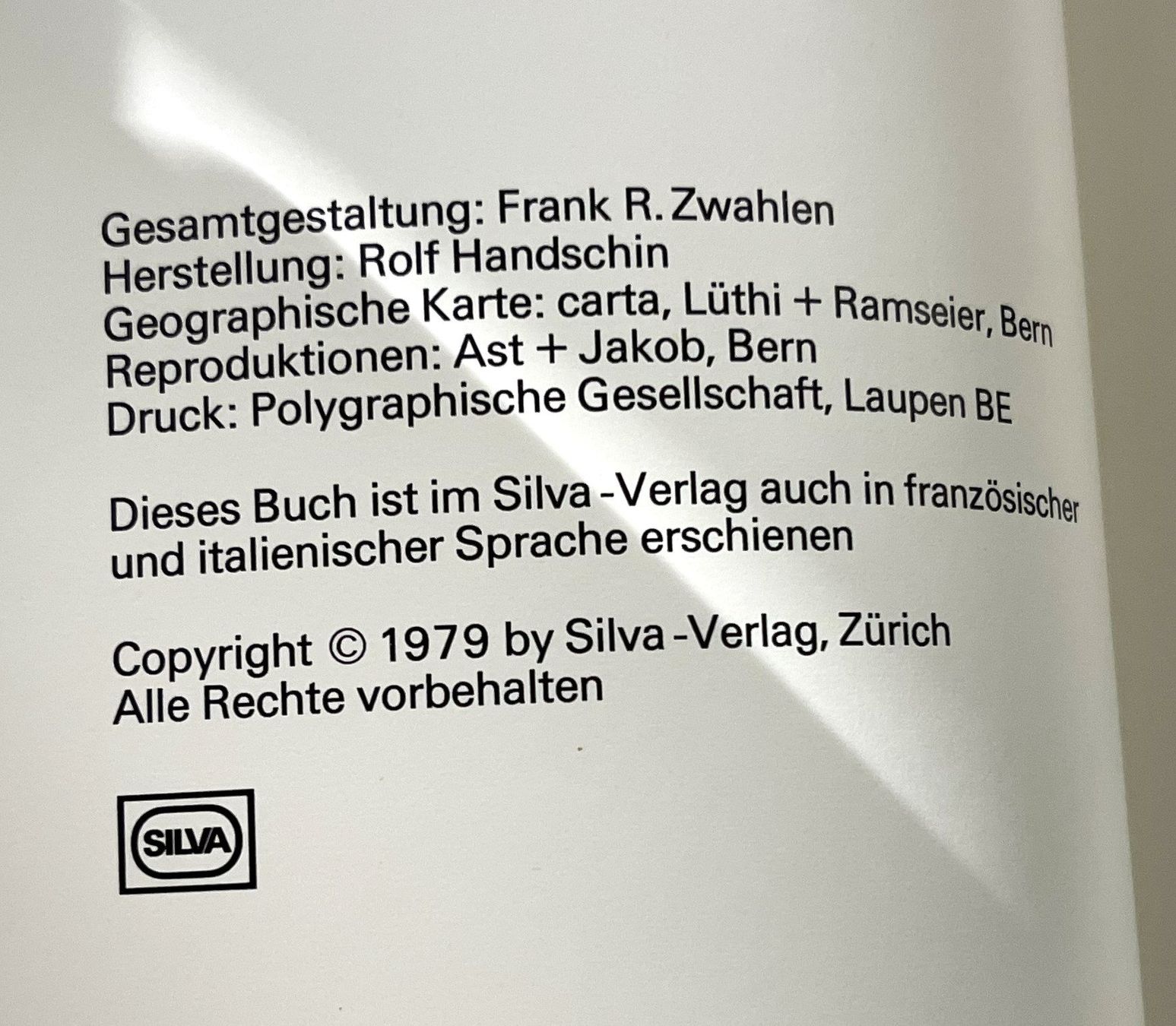 Libri: Silva Verlag, Das Heilige Land , 1979 – Usato da Oftringen venduto da Vucki 2