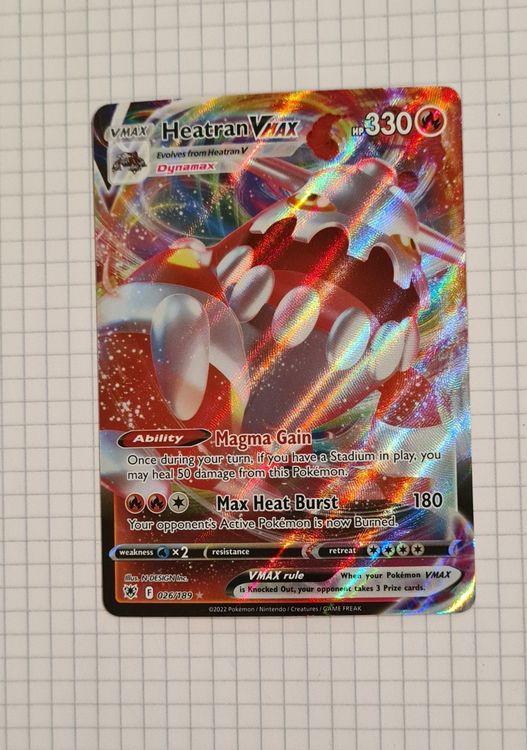 heatran vmax pokemon card price Pokmon Shiny Rainbow Ultraboost (French, Box Set & Collection) you may heal 50 damage from this Pokmon Carta Pokmon Heatran VMAX Ultra