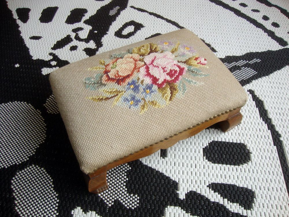 Brvsk Needlepoint Set 'Tulpe' – 40x40 Cm, Mit Bedruckter Leinwand, Für Kissen & Wandbild