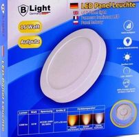 LED Panel Leuchte 16W Rund Ø 17,7cm AP super hell Aktion