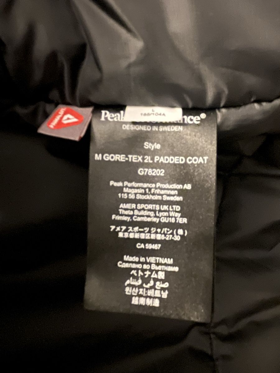 Peak Performance Cappotti: Peakperformance manteau Gore-tex – Nuovo (secondo la descrizione) da Boudry venduto da martin8mum 4