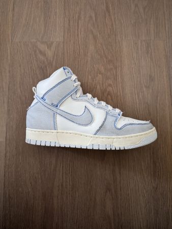 Nike Dunk High, Denim weiss blau, super Zustand!