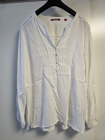 Weisse Bluse Langarm s.Oliver Grösse 44