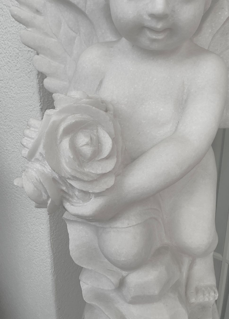 Statuette: ÄLTERER WUNDERSCHÖNER ENGEL – Usato da Zell LU venduto da Silvermemory 1