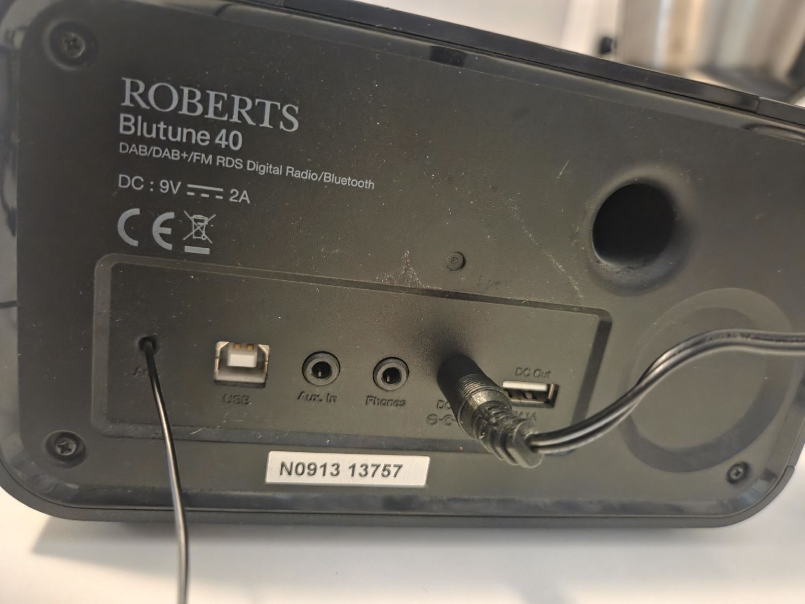 Radio: ROBERTS Blutune 40 DAB+ FM Radio Bluetooth schwarz – Usato da Flawil venduto da Hamdia12 4