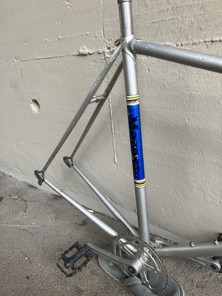 Biciclette: Merosa Rennrad Teamrahmen Frameset mit Kurbelsatz – Usato da Bern venduto da stuggeli11 3