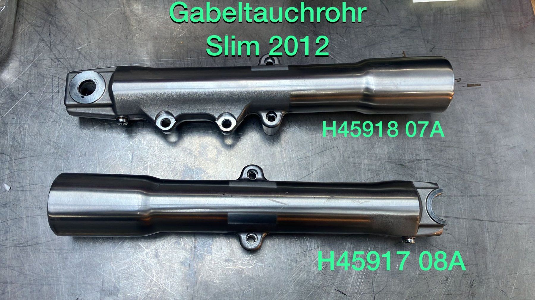 Chopper: Harley Davidson Gabeltauchrohre Slim 2012 – Usato da Kerns venduto da .Biker.