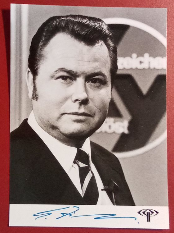 Eduard Zimmermann 19292009 Autogramm Fotopostkarte 10x15cm Kaufen