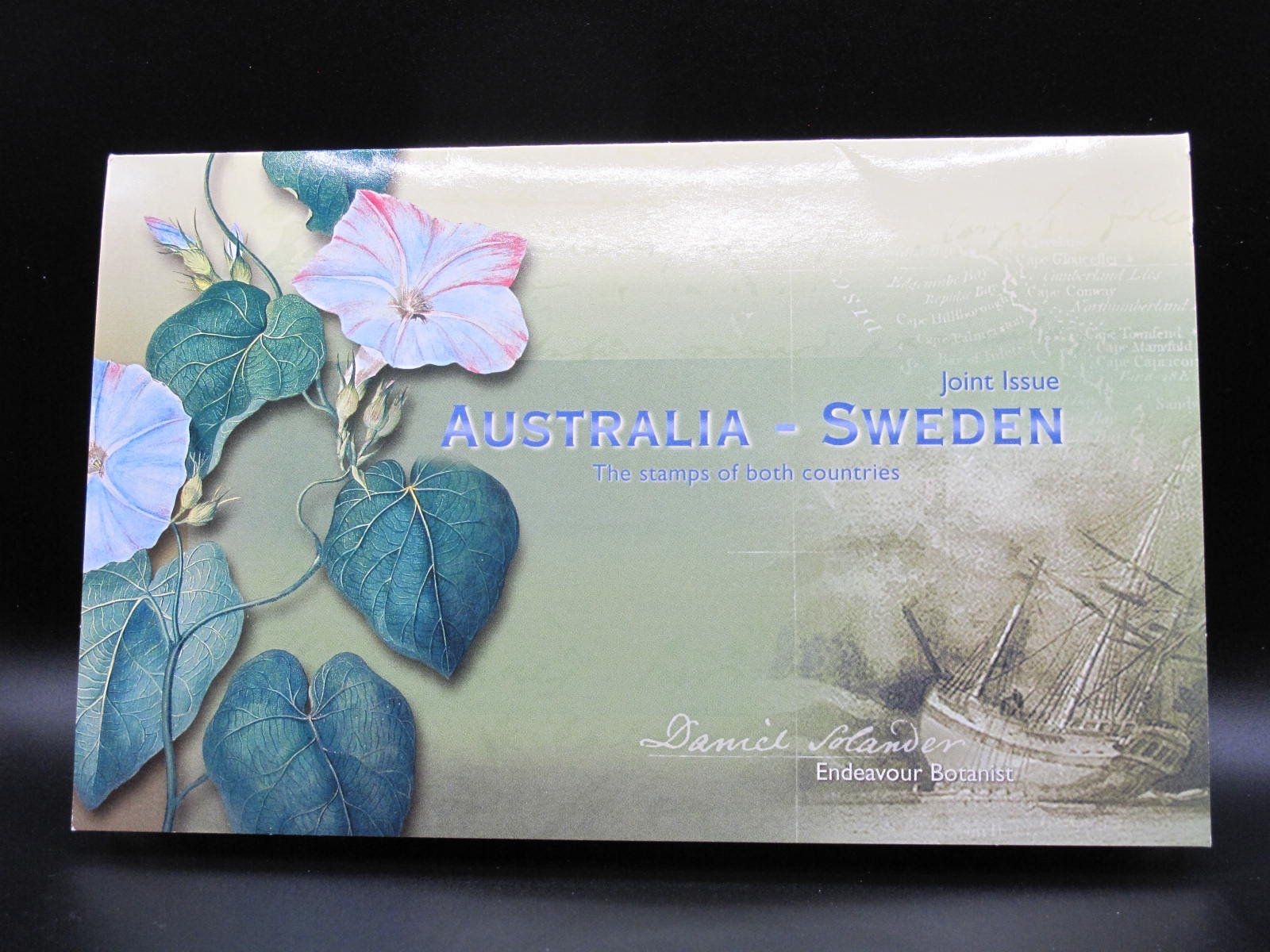 Tutti i francobolli: Australia 2001  Sweden Joint issue Daniel Solander ** – Usato da Wil SG venduto da fva01 1