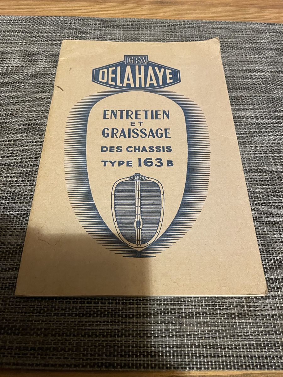Bücher: DELAHAYE 163 B  – Gebraucht aus vessy von spoutnik75