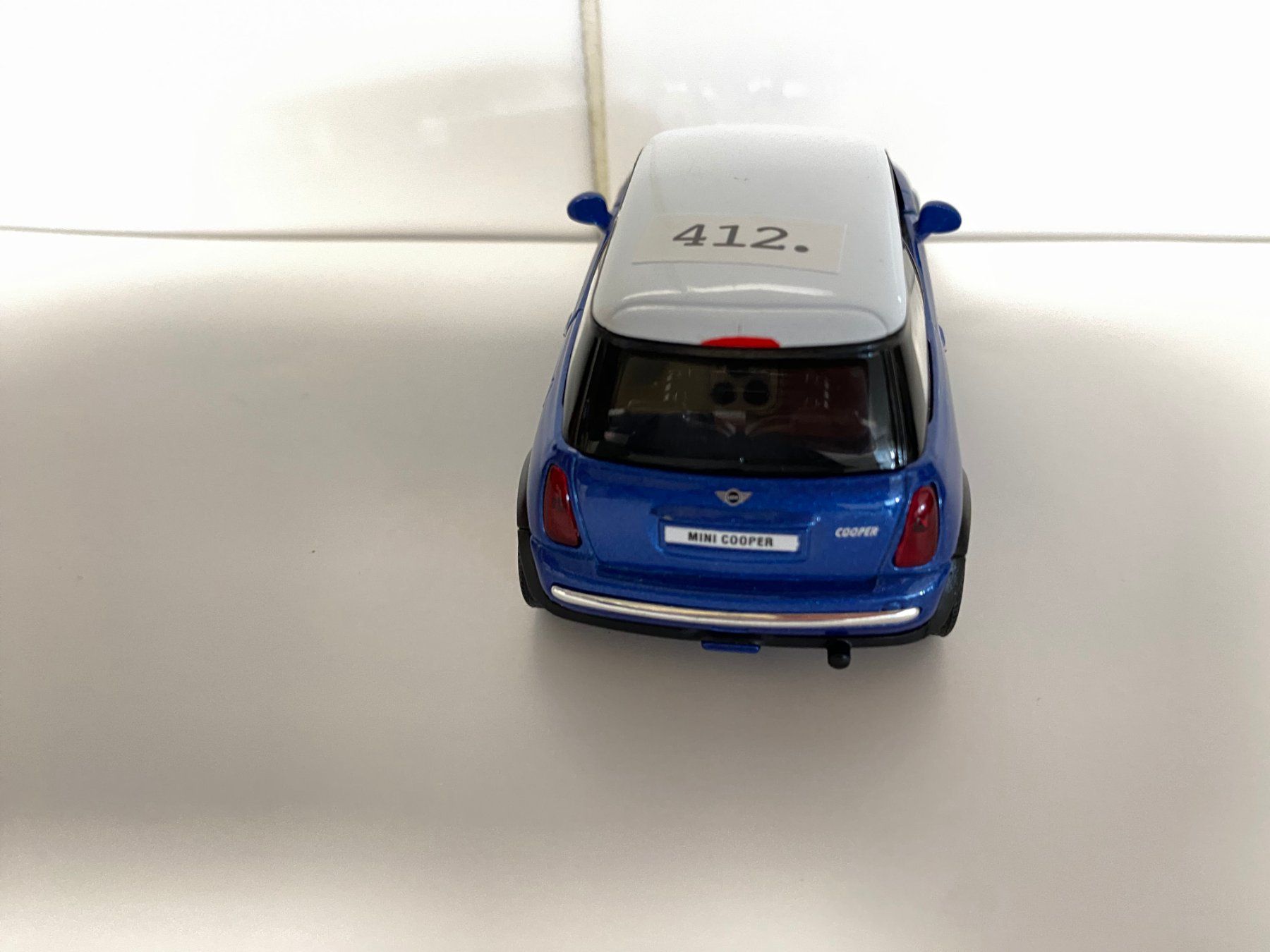 Cooper Modellini d'auto: Welly Mini Cooper 1:32-36 RZ 412 – Usato da Männedorf venduto da toroloco1953 1
