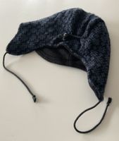 SelbuHusflid Herren-Mütze aus Norwegen, Blau/Schwarz, L