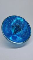 Blaue Glasschale für Dekozwecke