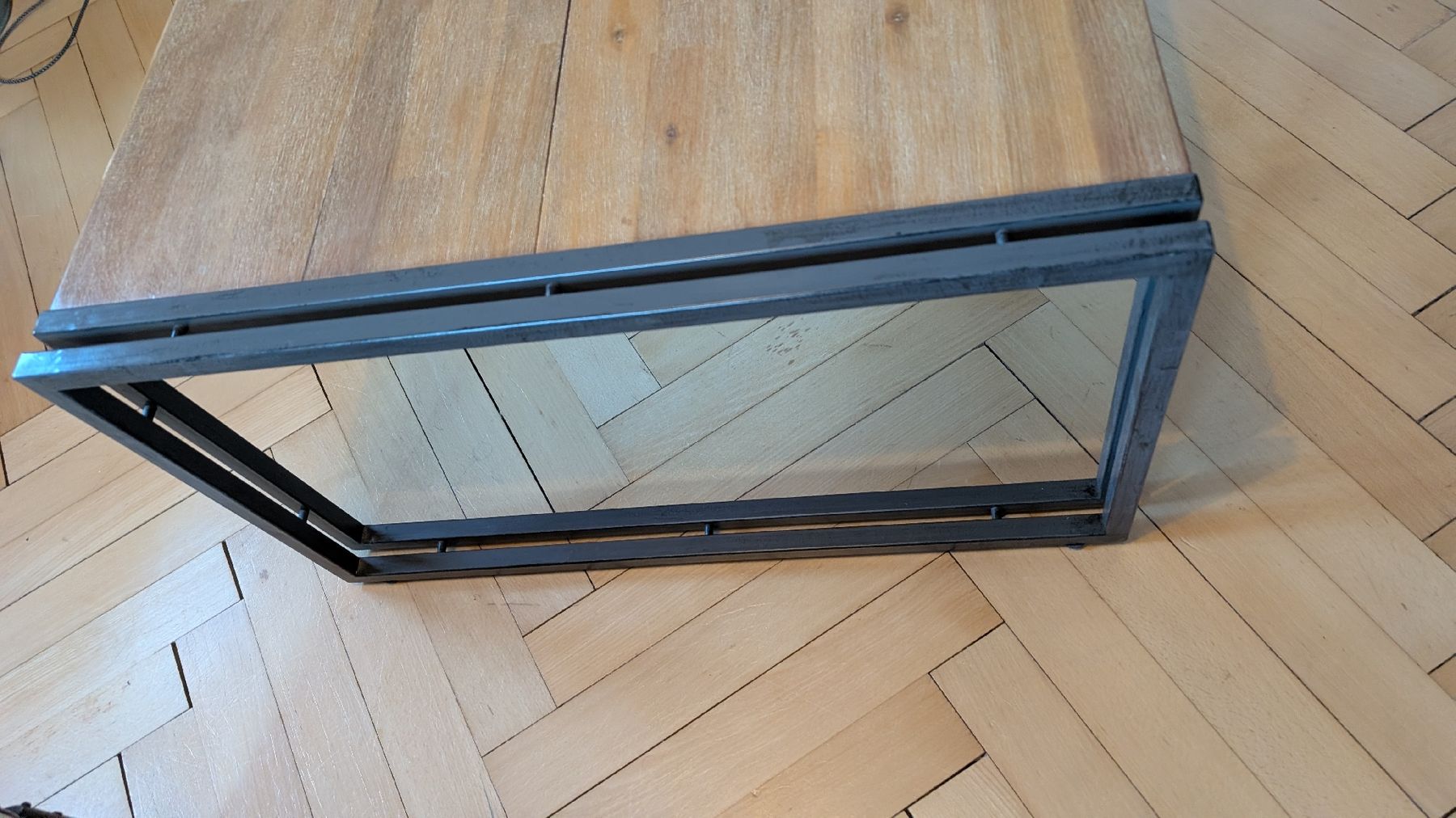 Tavoli: Moderner Couchtisch, Holz/Metall, – Usato da Rorschach venduto da Obi-Wan85 3