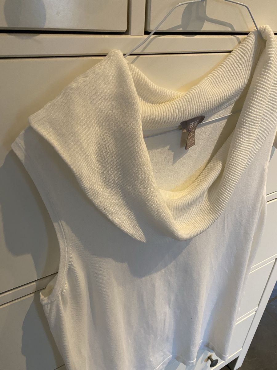 Top: Chico's Top, creme, Grösse 46/48 Rayon – Nuovo (secondo la descrizione) da Goldau venduto da Rjn 1