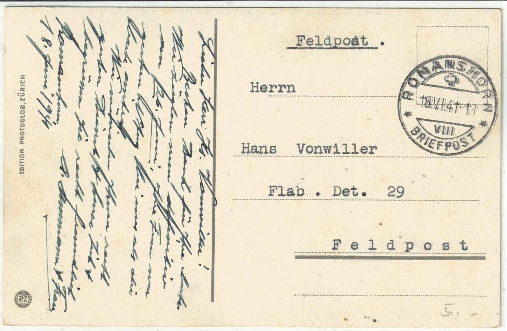 Cartoline postali: Romanshorn - Generalansicht - Litho – Usato da Ettingen venduto da Kartenplanet 1