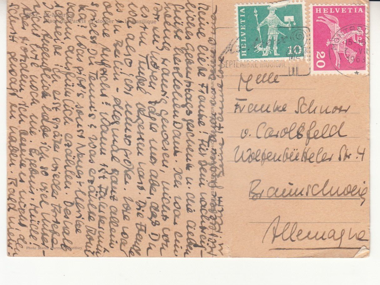 Cartes postales: St. Maurice 1963 – D'occasion à Bürglen TG par StampGraf 1