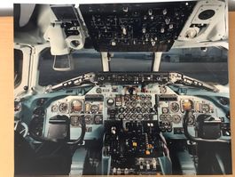 Swissair,  Cockpit Foto