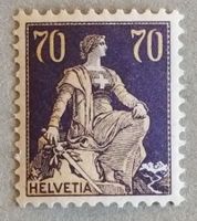 1162) 162z, Sitzende Helvetia postfrisch Kt 110