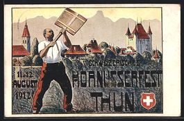 Thun, V. Schweizerisches Hornusserfest 1