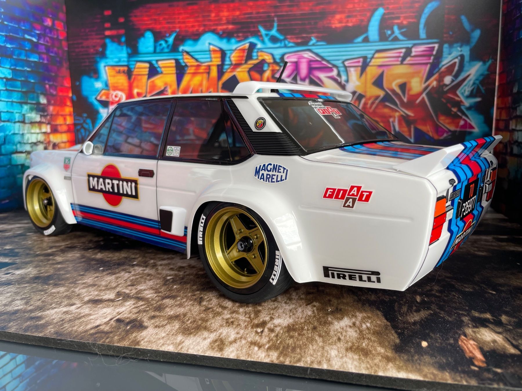 Tamiya RC Kits de montage: Tamiya Fiat 131 Abarth Martini – Neuf (Voir description) à Uznach par nightcrawler 5