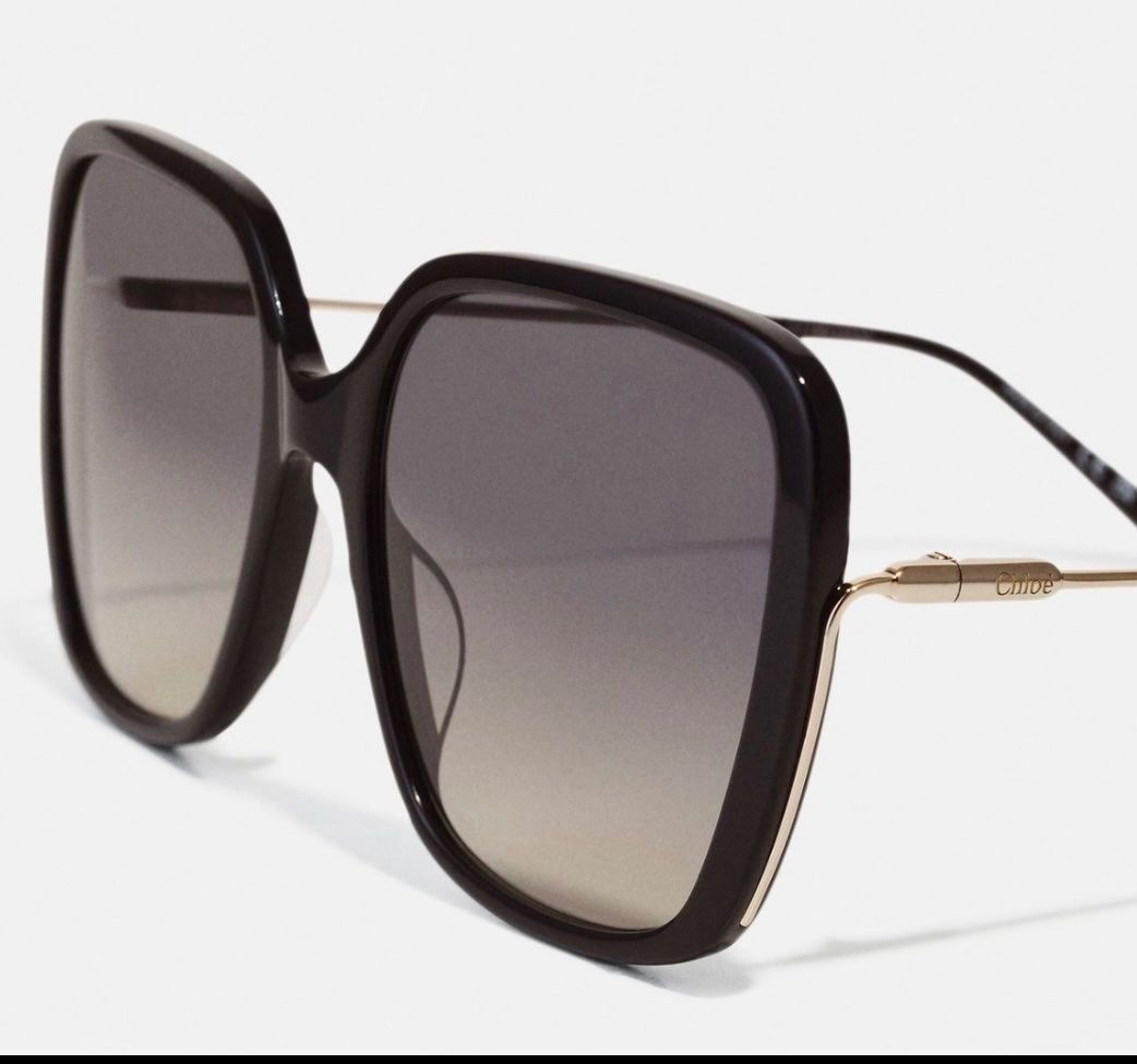 Chloé Brillen & Gläser: Chloé Sonnenbrille - schwarz/gold – Neu (gemäss Beschreibung) aus Diepoldsau von Soleil0425 2