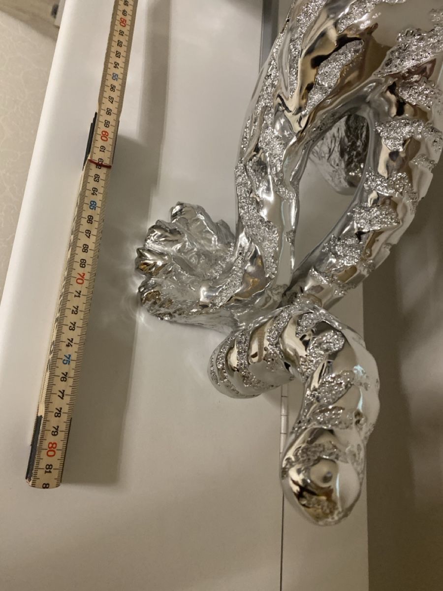 Skulpturen & Statuen: Tiger Figur Silber – Neu (gemäss Beschreibung) aus Wolfwil von ISAsShop 1