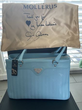Neue Maison Mollerus SULZ heaven blau Handtasche