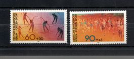 Briefmarken Berlin 645/46 Sporthilfe1981**