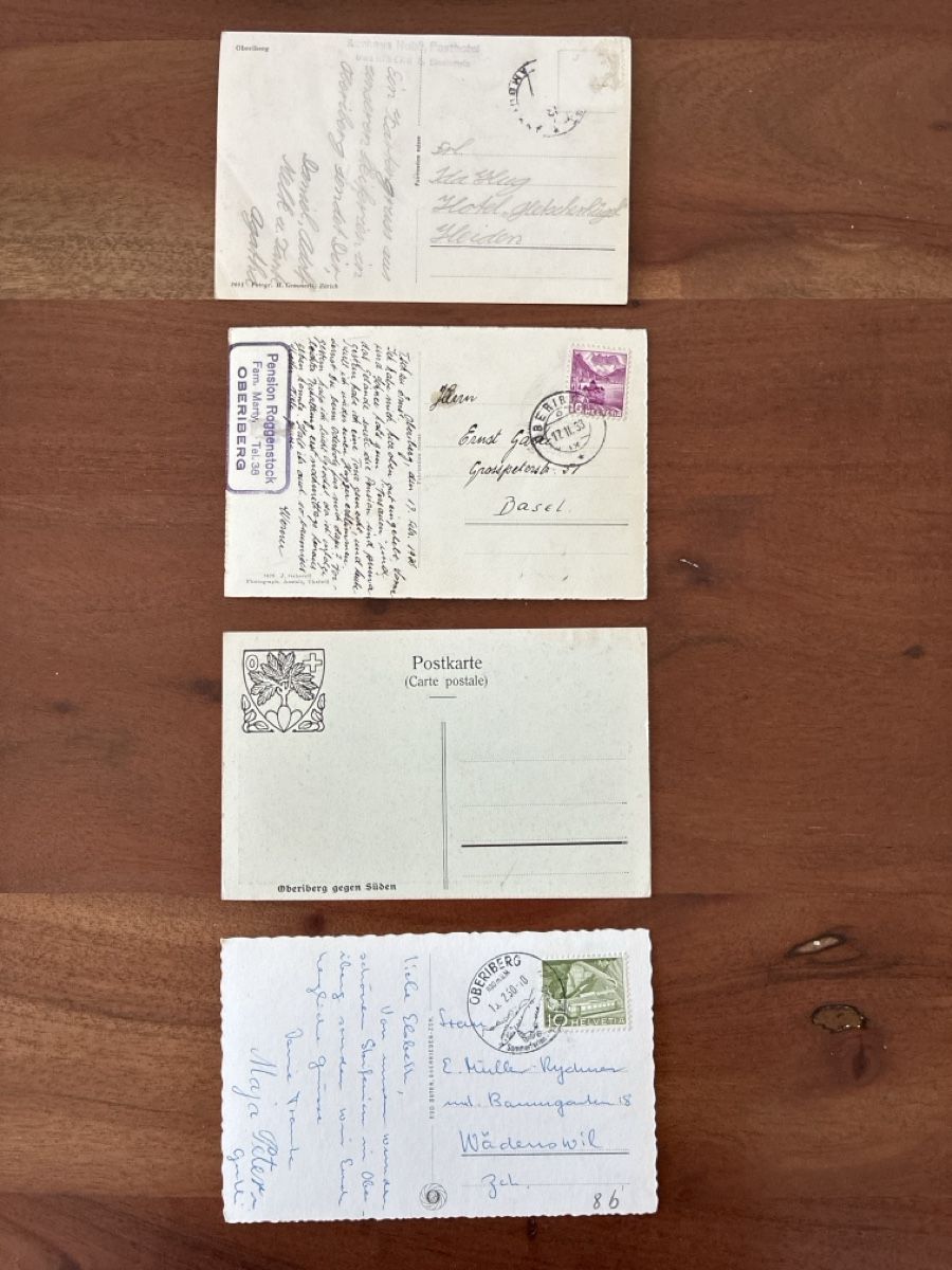 Cartes postales: 5 Ansichtskarten Schweiz von Oberiberg SZ – D'occasion à Oftringen par Cla.vD.74 3