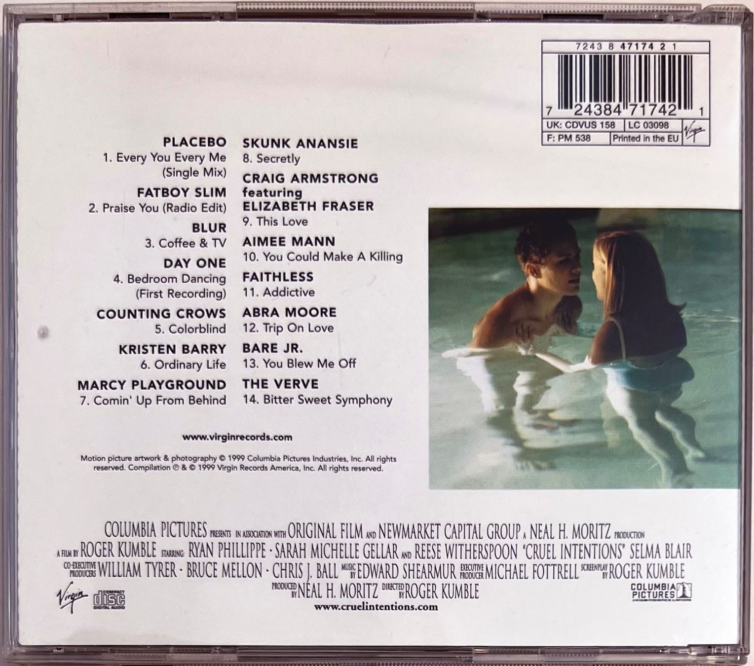CD: Cruel Intentions Motion Soundtrack – Usato da Martigny venduto da jereq 1
