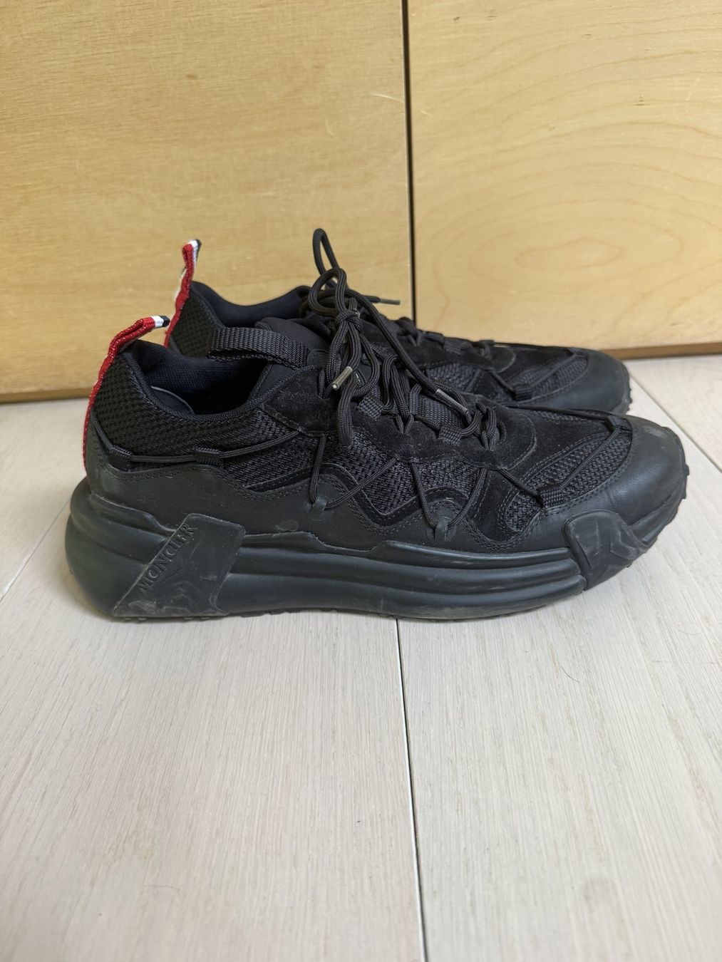 Moncler Herrenschuhe: Baskets Moncler Noires - 42 – Gebraucht aus Vandoeuvres von mathdriving 4