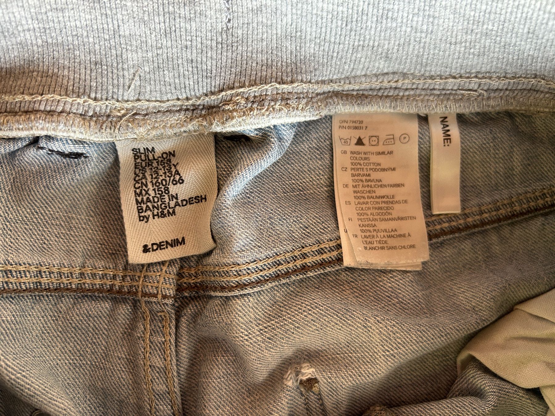 H&M Hosen: Hellblaue Kinderjeans Grösse 158 – Gebraucht aus Grosswangen von che_gr 1