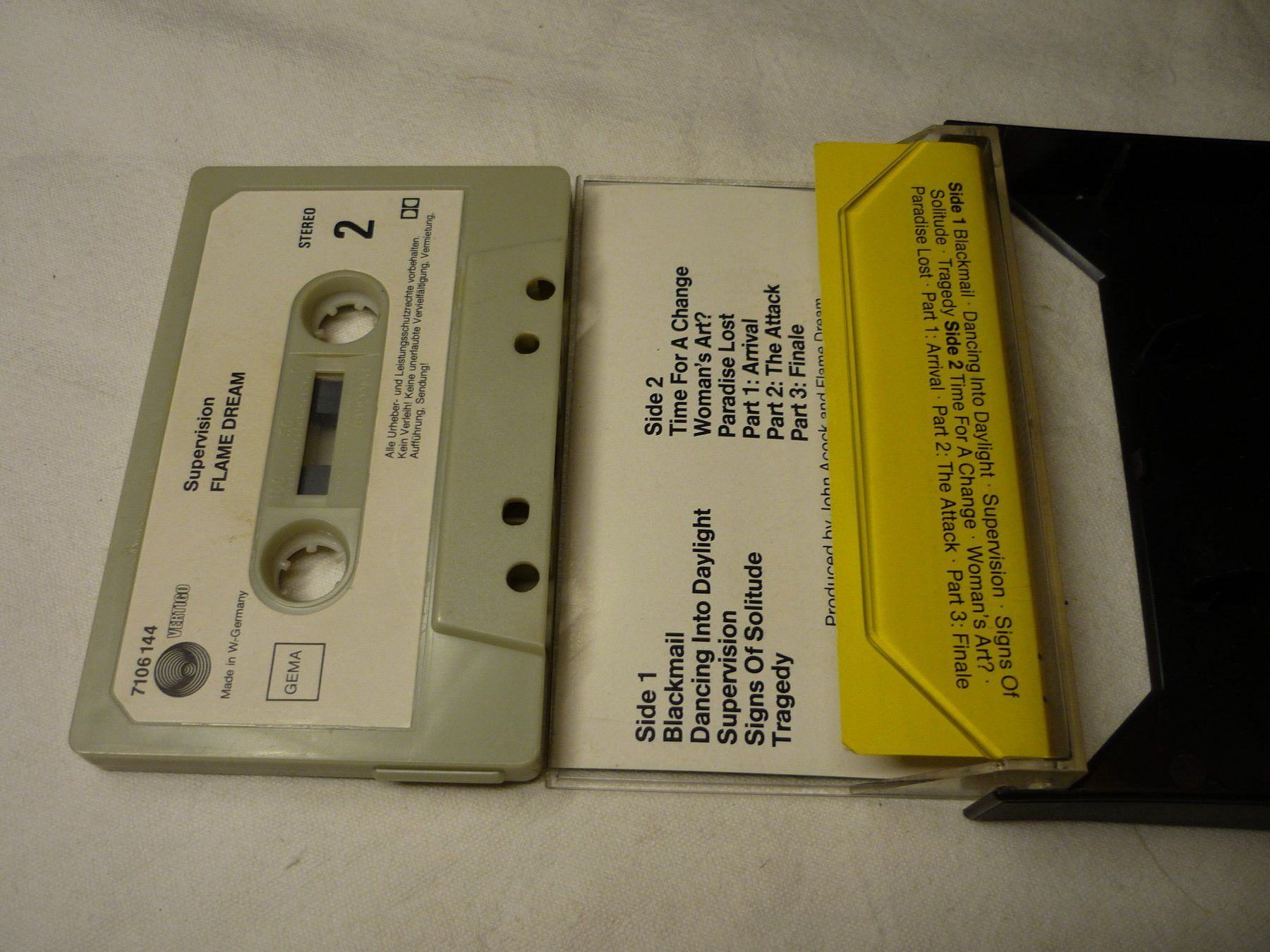 Musicassette: Rare MC Kassette - Flame Dream - supervision - 80er Pop – Usato da Beringen venduto da Flatretriever 2