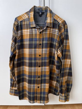 Herren Hemd kariert Volcom Modern Fit Grösse XL