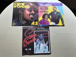 STEVIE WONDER tolle Singles 80's Hits Kult Soul Funk Motown