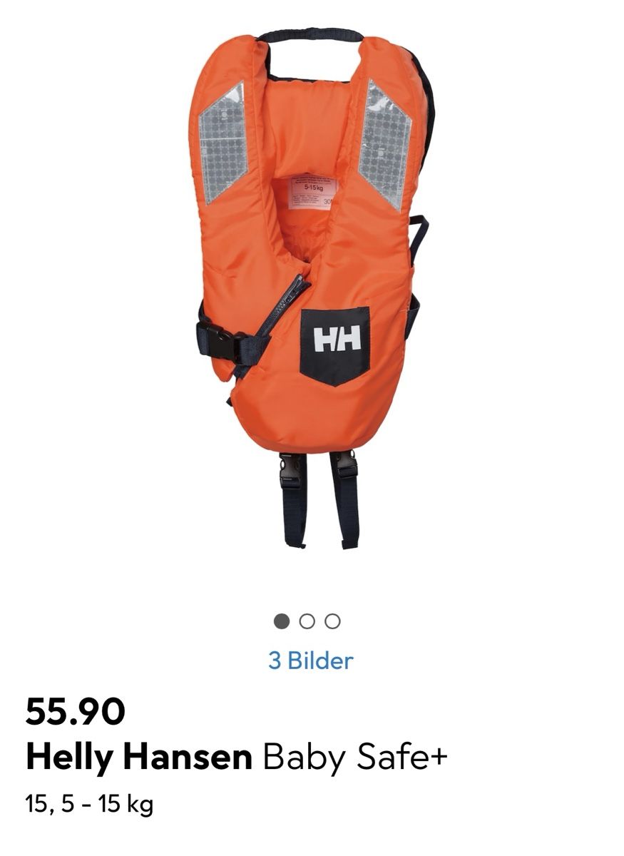 Helly Hansen Giubbotti di salvataggio: Helly Hansen Babysafe+ Schwimmweste – Usato da Biel-Bienne venduto da _mc