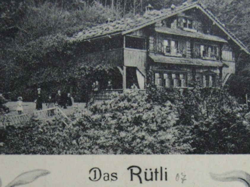 Cartoline postali: DAS RÜTLI URI AK MIT LIED 1907 – Usato da Ettingen venduto da Hausi4711 1