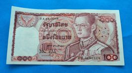 Thailand: 100 Bath 1978, VZ.