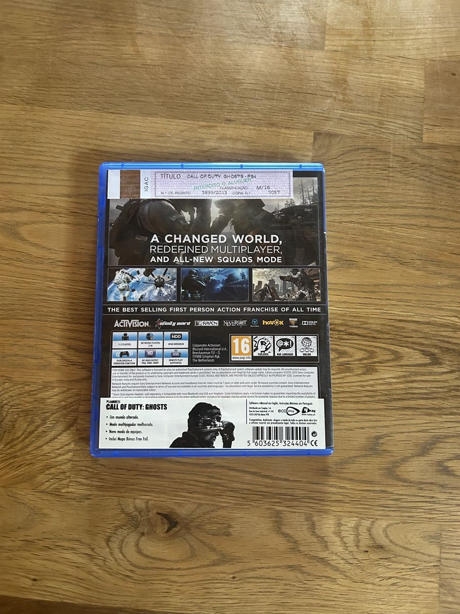 Giochi: Call of Duty Ghosts PS4 – Nuovo (secondo la descrizione) da Pieterlen venduto da Marco_Cunha 1