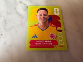 Panini Fifa Fussball Sticker WM 2026 Santiago Arias COL 9